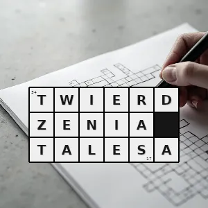 Hasło krzyżówkowe twierdzenie mówiące że jeśli ramiona kąta przecięte są prostymi równoległymi to odpowiednie odcinki wyznaczone przez te proste na jednym ramieniu kąta są proporcjonalne do odpowiednich odcinków wyz - twierdzenia talesa – rozwiązanie, synonimy, podpowiedzi i definicje krzyżówkowe